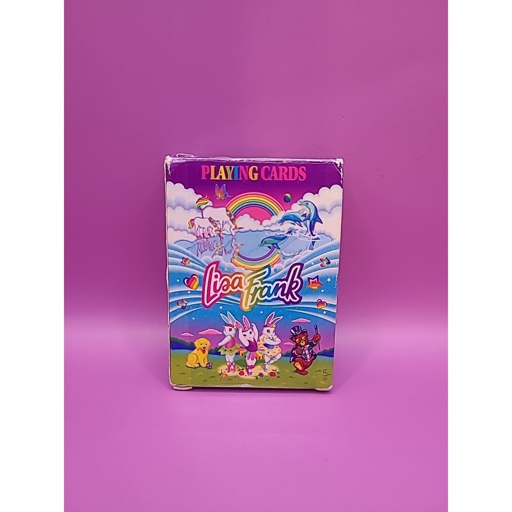 Vintage Lisa Frank Playing‎ Cards Complete w/ Box  & Both Jokers Cards Rare